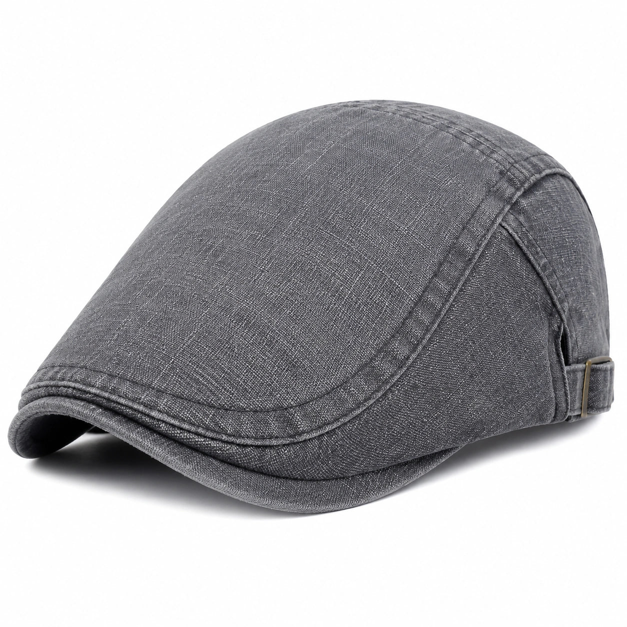 Unisex Gatsby Flatcap Verstellbar Grau